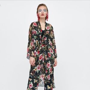 Zara floral kimono